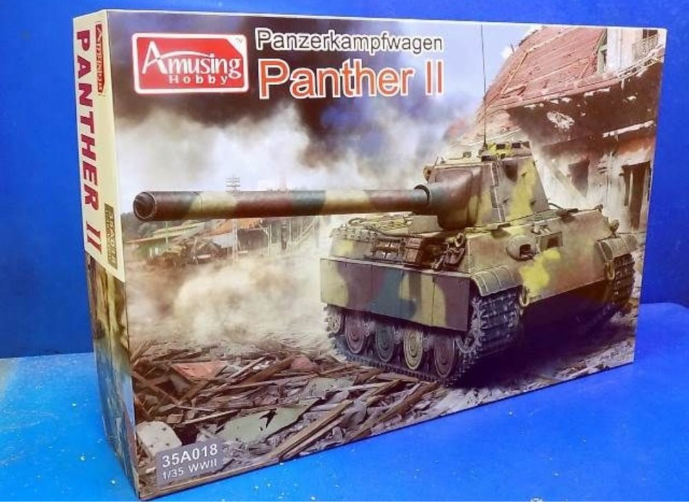 Czołg Panzerkampfwagen Panther II model 1:35 Amusing Hobby 35A018