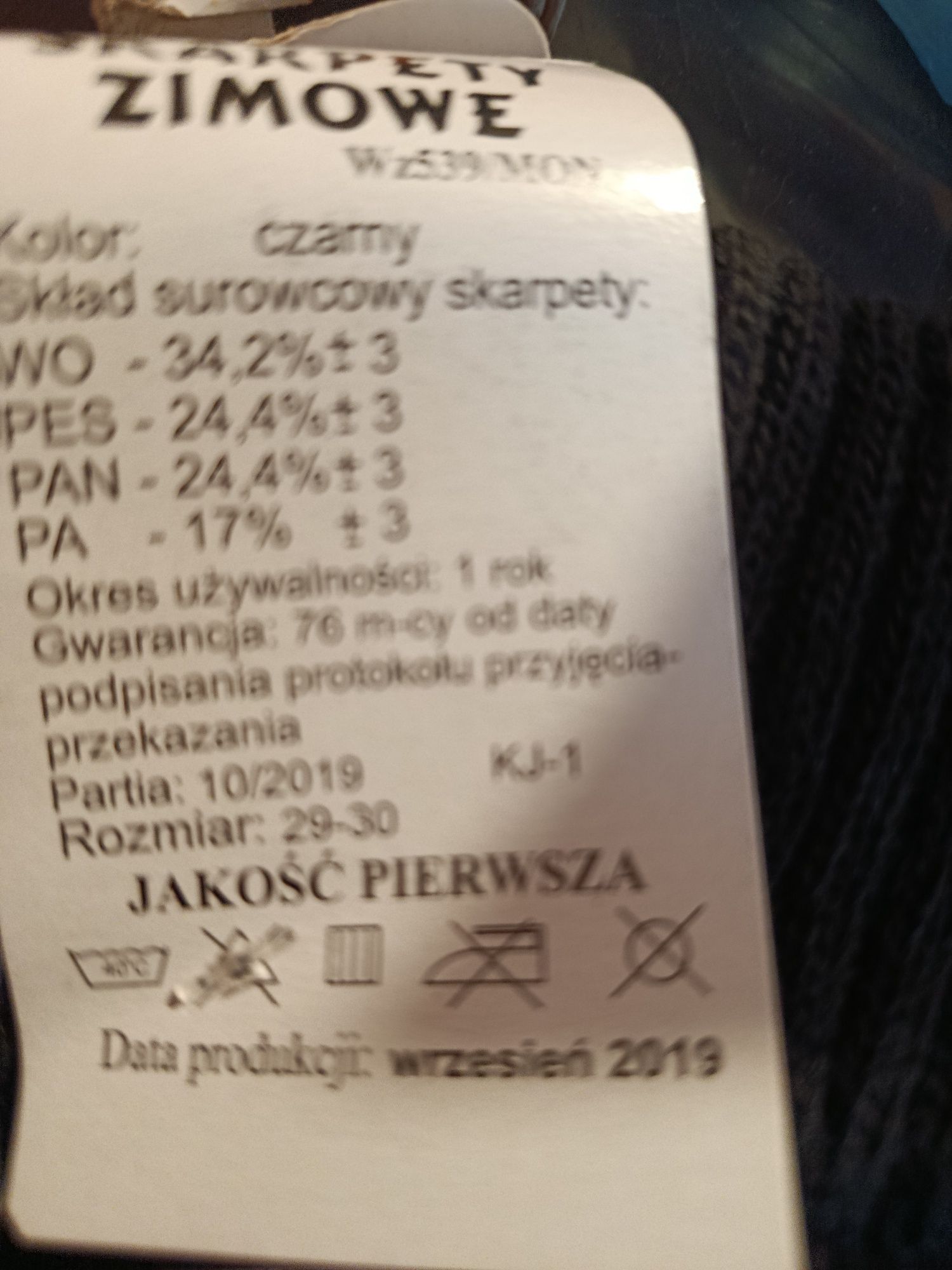 Skarpety wojskowe letnie i zimowe