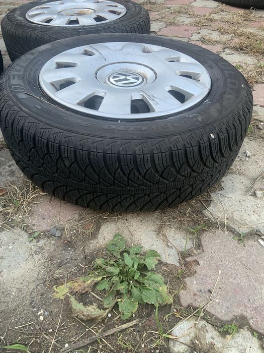 Felgi stalowe + opony zimowe VW 195/65 R15 5x120