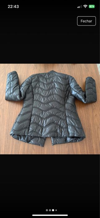 Impermeável preto novo