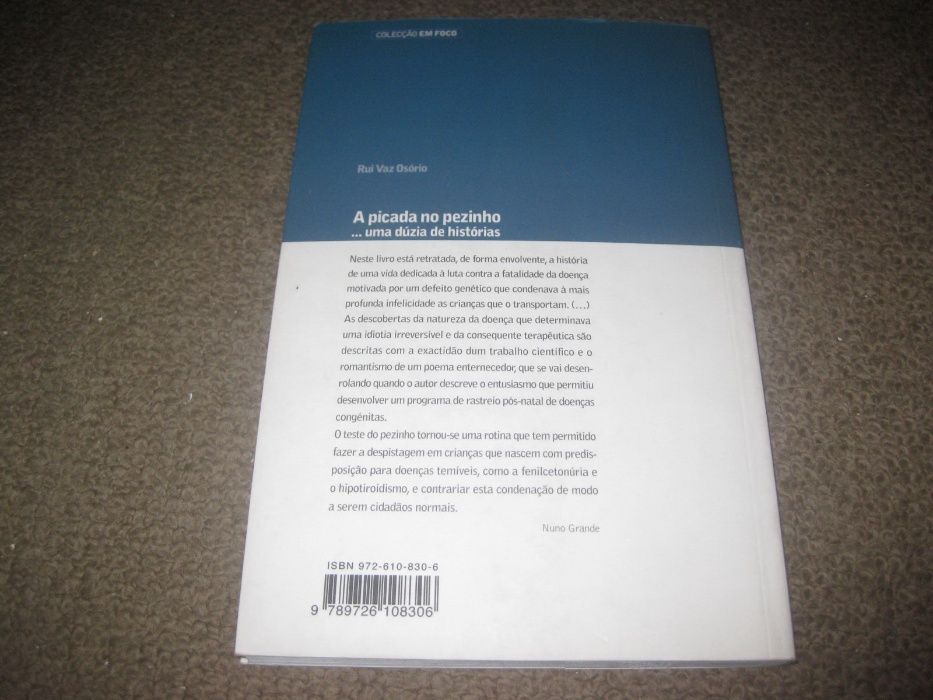 Livro “A Picada no Pezinho…Uma Dúzia de Histórias”