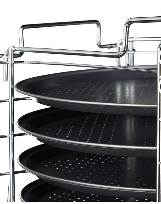 Blacha forma do pizzy zestaw 30 cm-4 sztuki