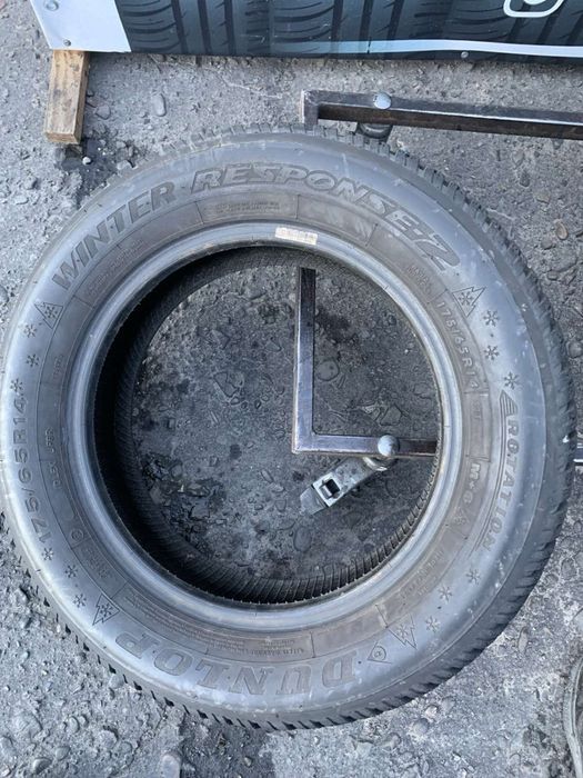 Шини 175/65 R14 Dunlop зима 2020 рік  8/7,8 мм