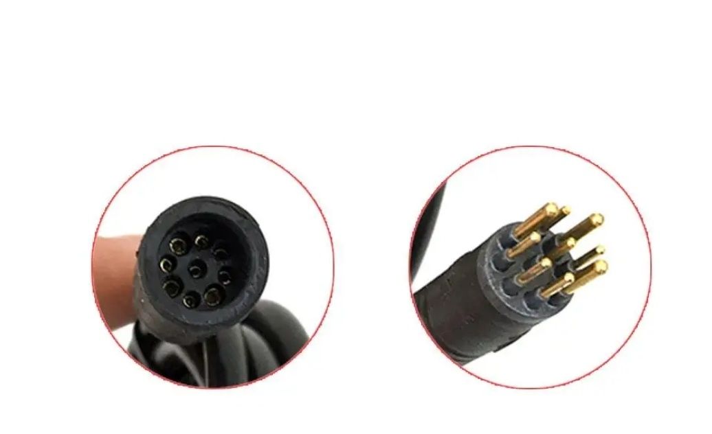 Водонепроницаемый кабель для мотор-колеса 1,3- 0,8 м (мама+разъём)
