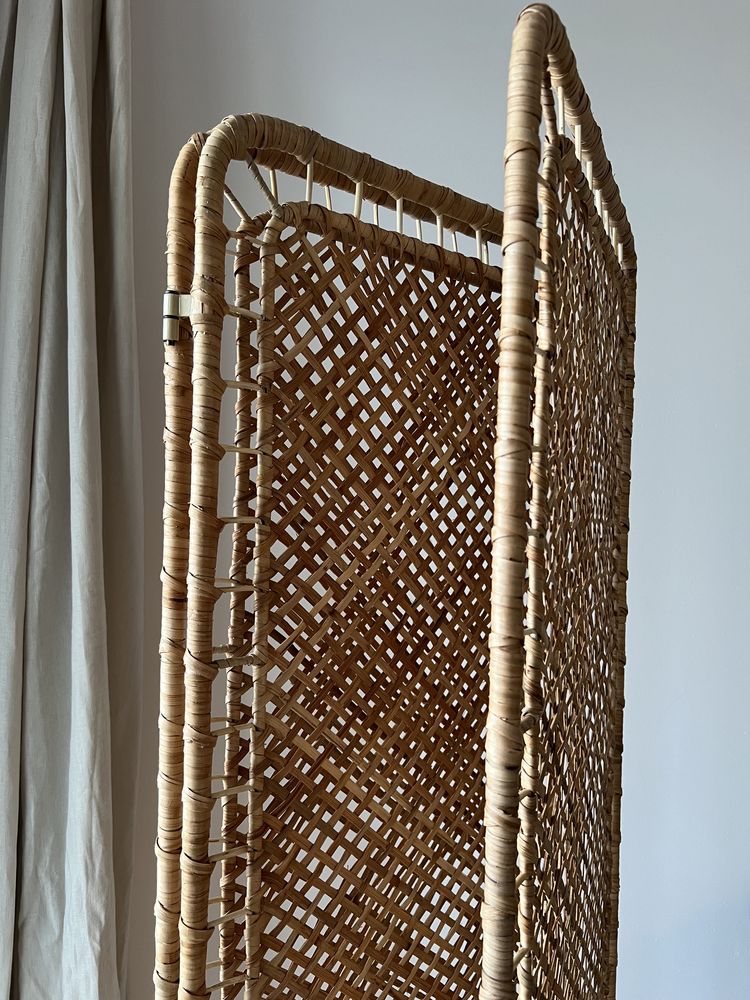 Parawan ścianka Ikea rattan TOLKNING