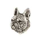 Buldog francuski II pin posrebrzony Art-Dog