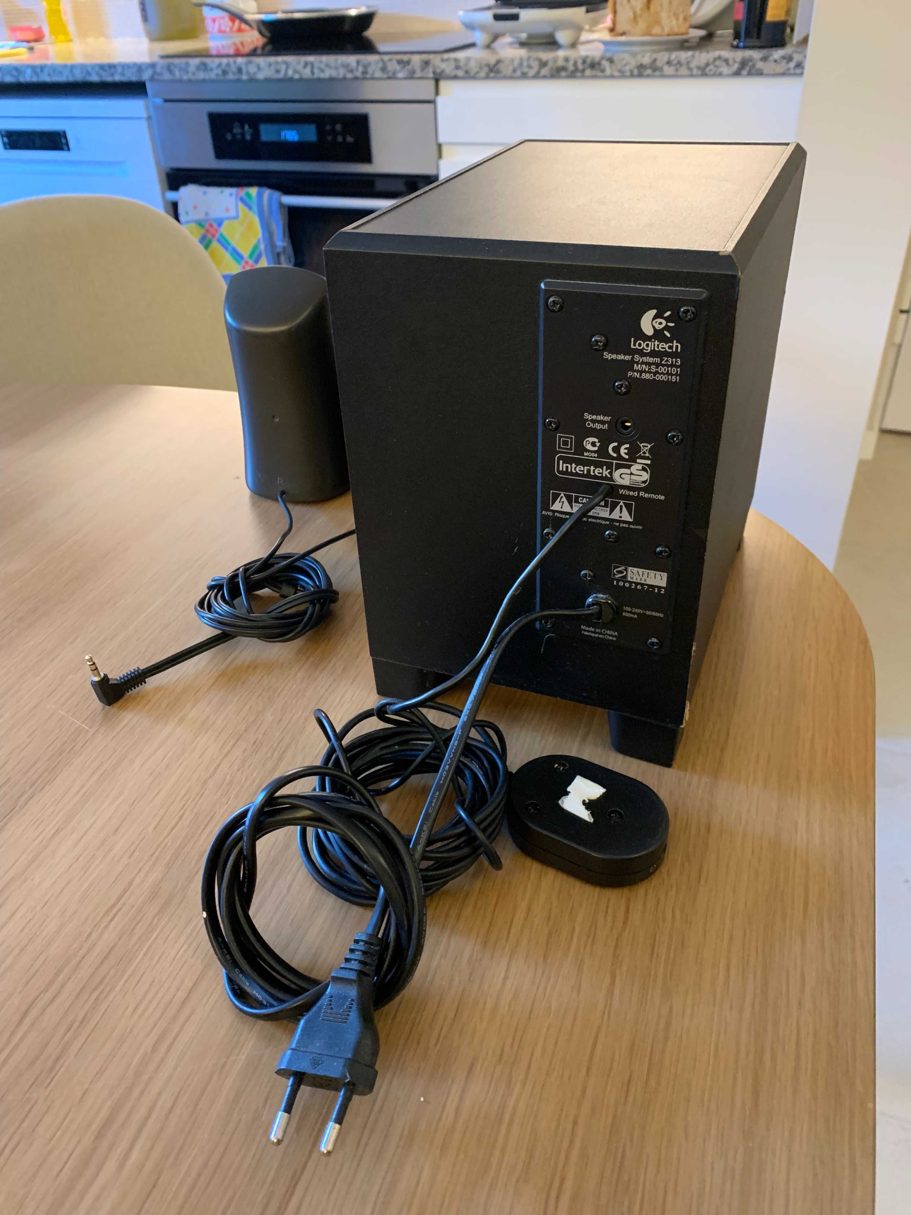 Colunas Logitech Z313 c/ Subwoofer