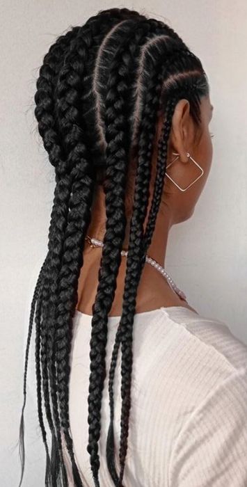 Warkocz do przedłużania włosów, 61 cm czarne 1 pasmo