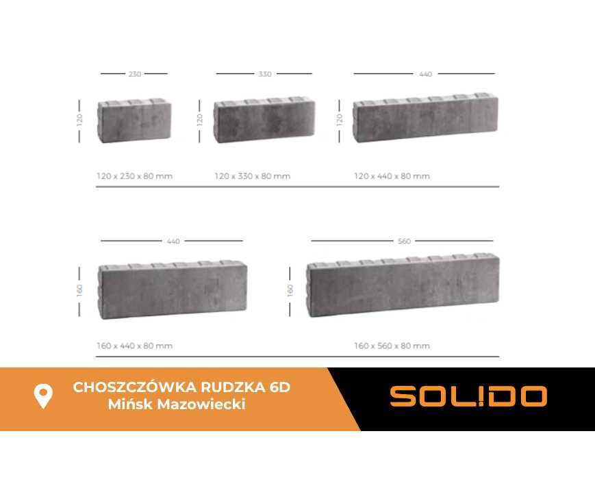 Kostka brukowa RISO / kostka dekoracyjna, kostka na podjazd