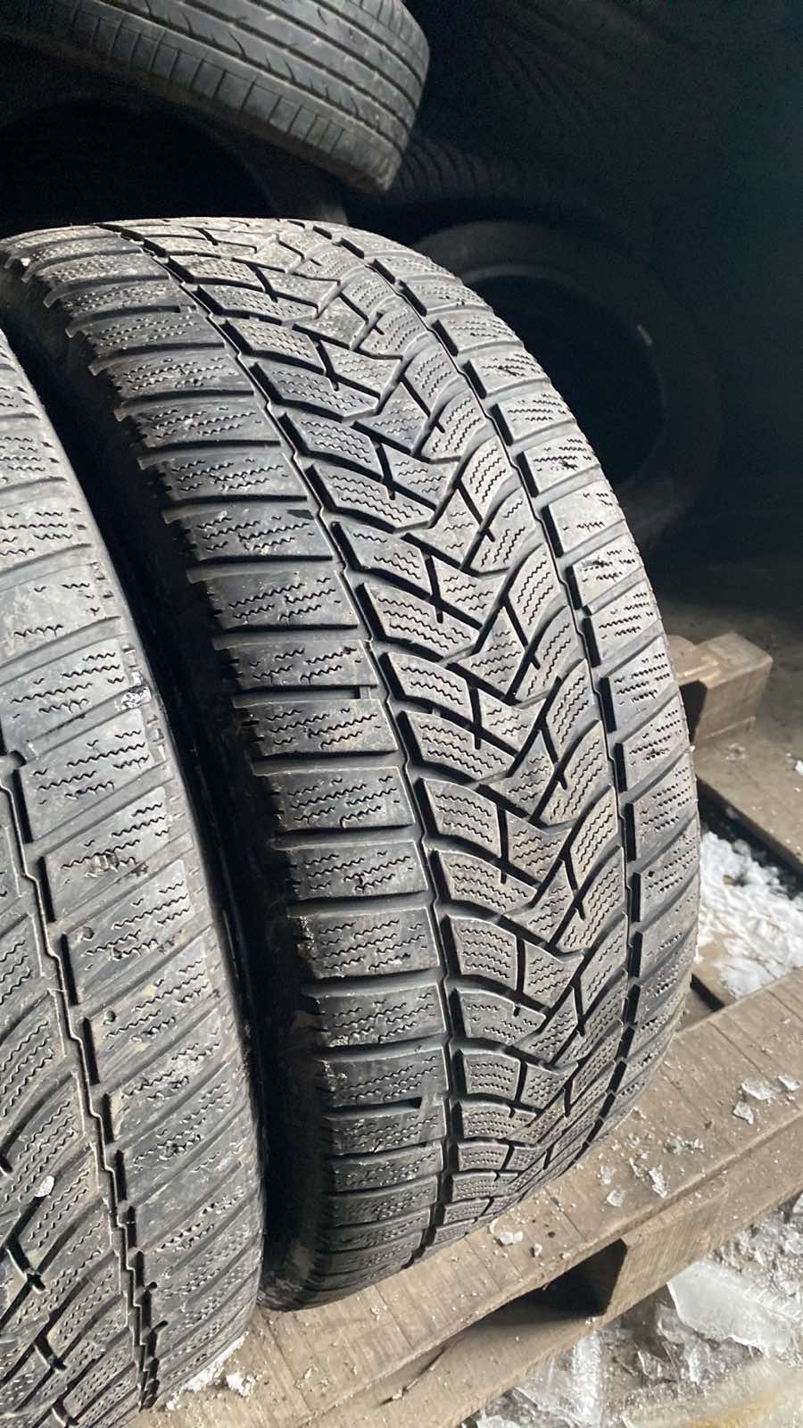 215.45.17 Dunlop 2шт зима шини резина з Европи БВ склад Харків БУ 45