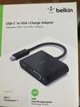 Адаптер Belkin USB Type-C – VGA черный 60W