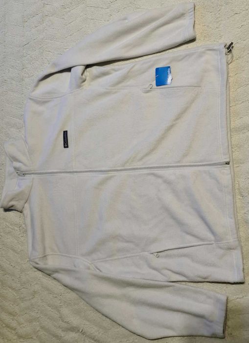 Bluza Biała Polar Columbia Duża