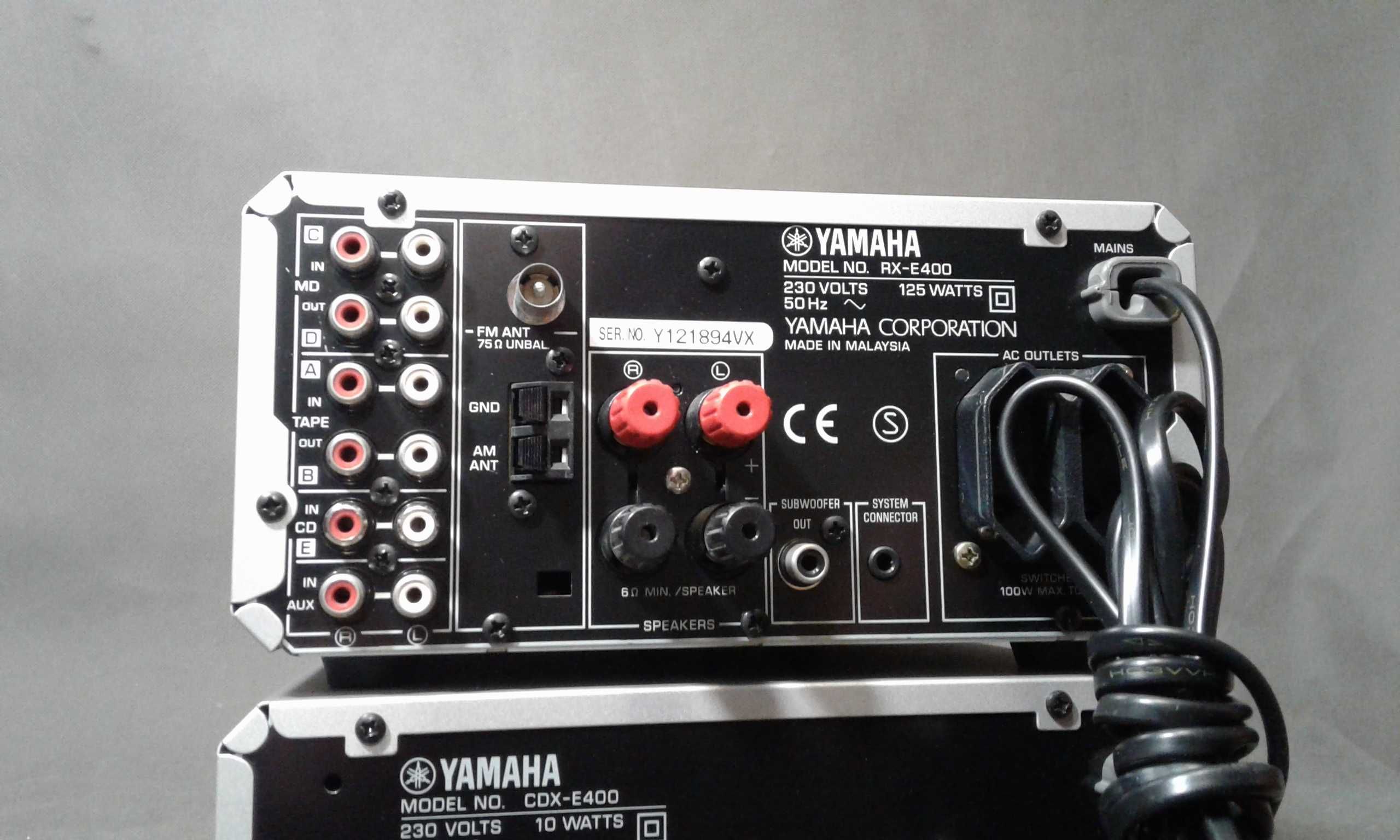 YAMAHA RX-E400,zestaw stereo