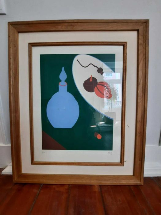 Serigrafia de Nikias Skapinakis - Natureza morta