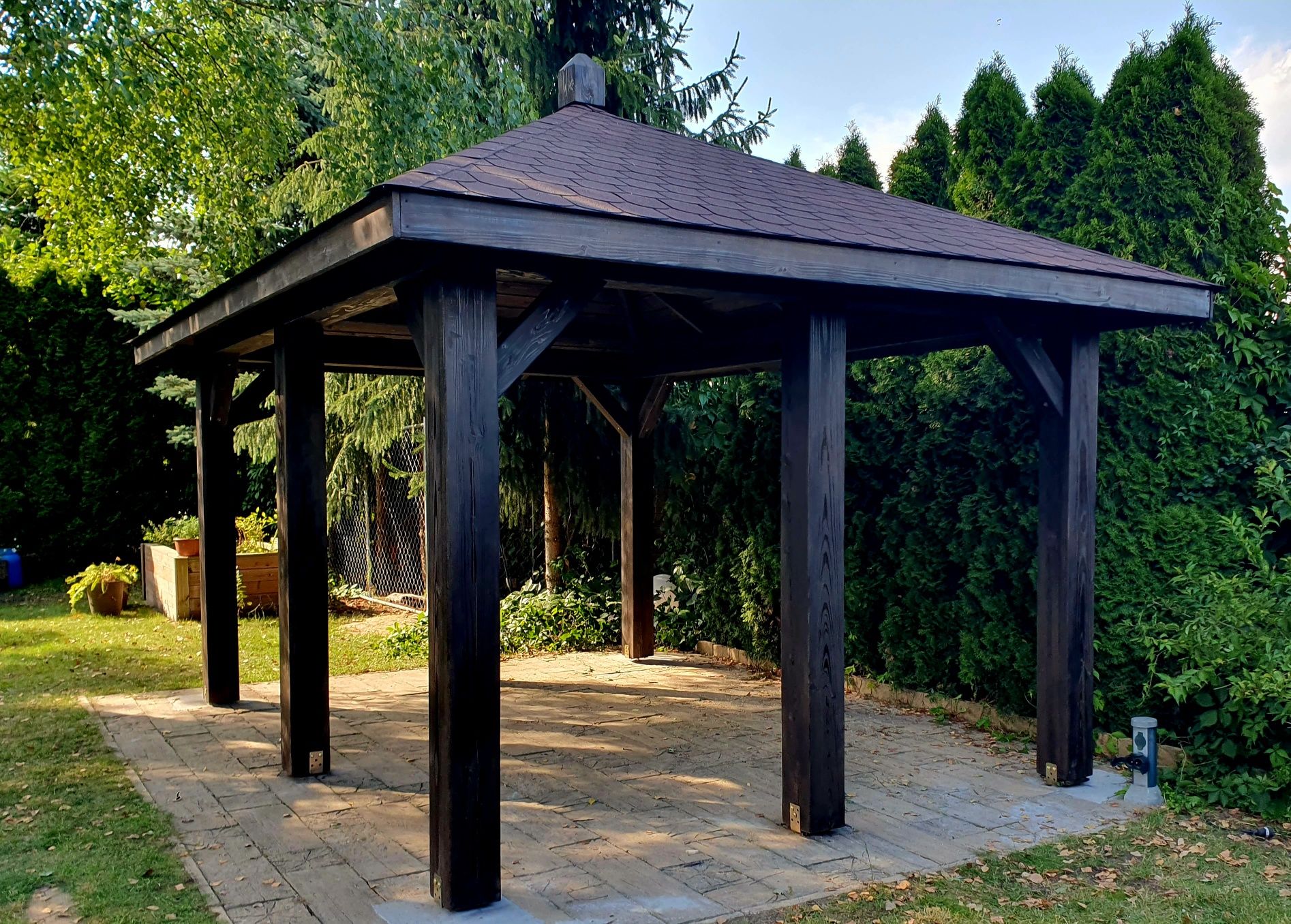 Altana,pergola zadaszenie tarasu-wiata.