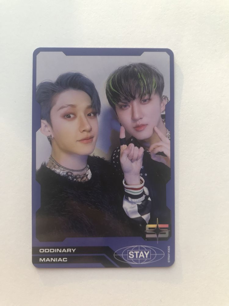 Stray Kids Oddinary Bang Chan/Changbin Photocard