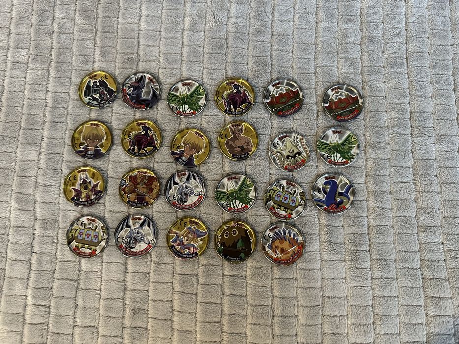 Yu-Gi-Oh! Metal Duel Tazo – 23 sztuki Tazos / Żetonów