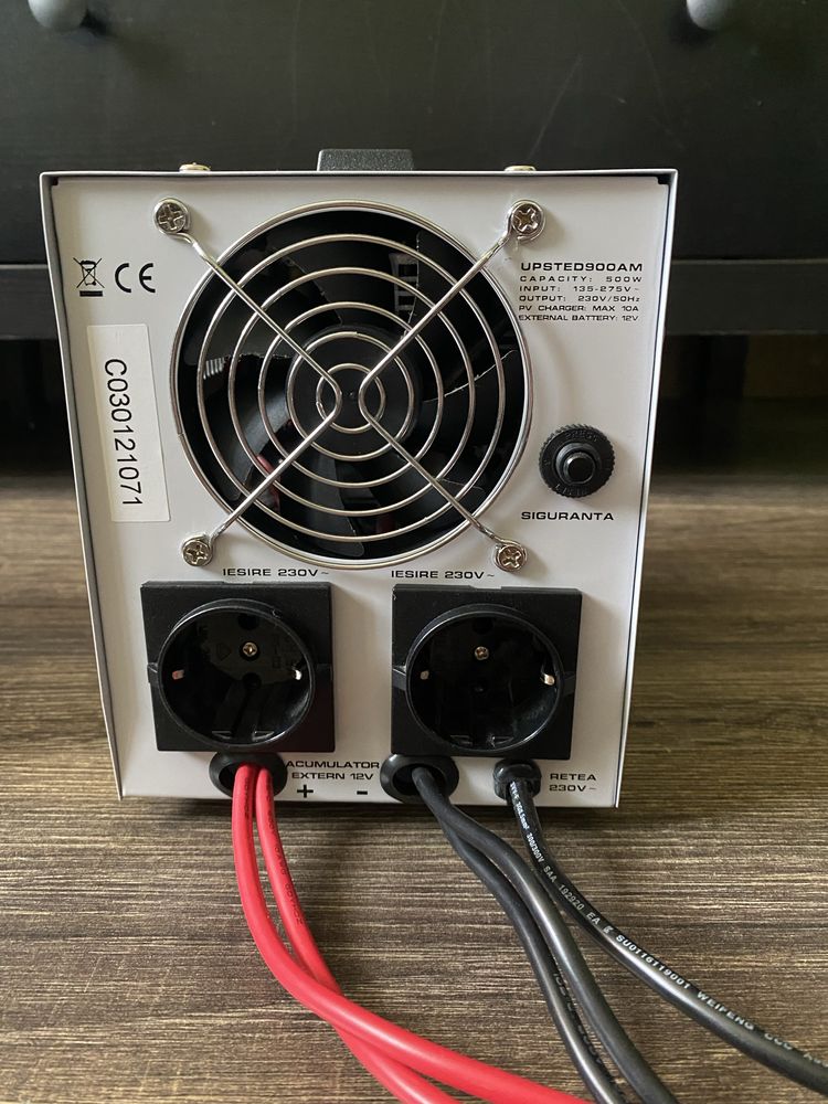 ББЖ ДБЖ UPS TED-900VA 10А 12V 700W чистий синус під зовнішню батарею
