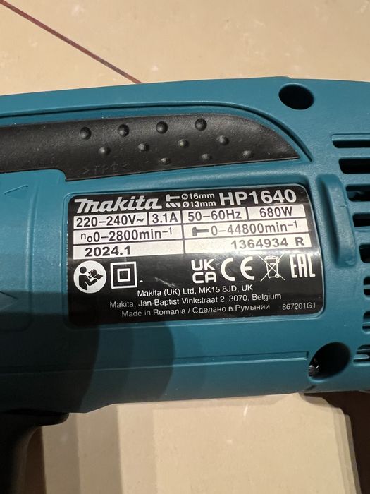 Wiertarka Makita HP1640 nowa