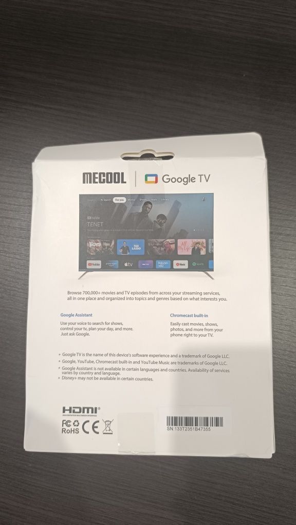 Нова приставка Mecool KD3 4k tv stick