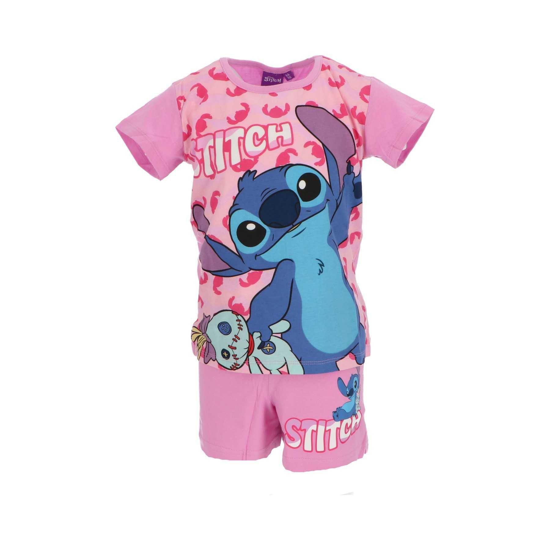 Pijama criança manga curta Stitch