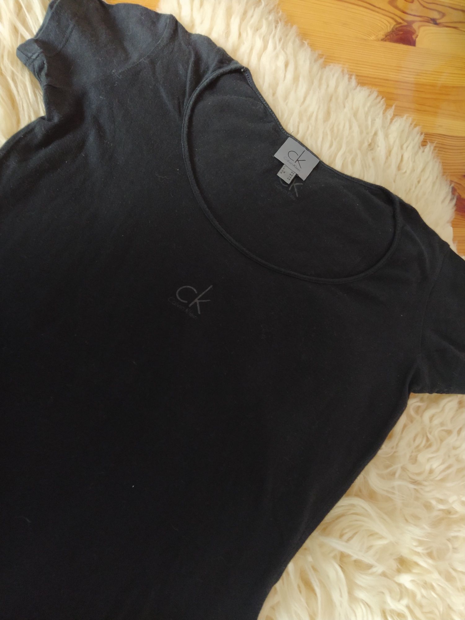 Koszulka damska czarna Calvin Klein