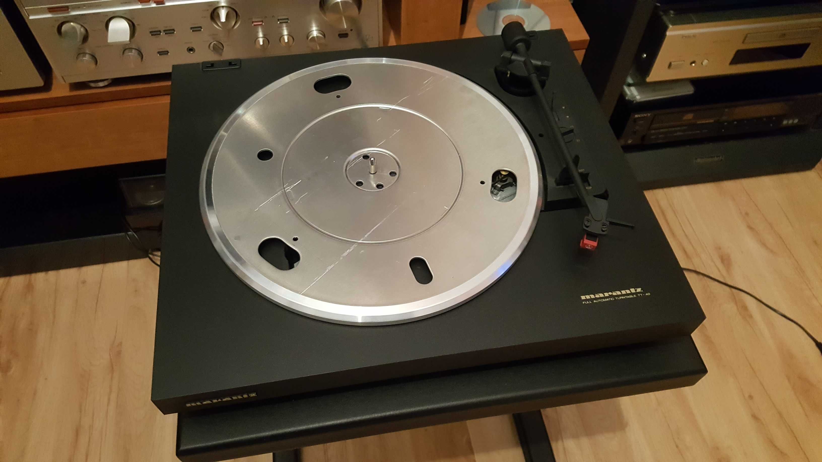 Części do gramofonu Marantz TT42 pokrywa podstawa ramię talerz okazja