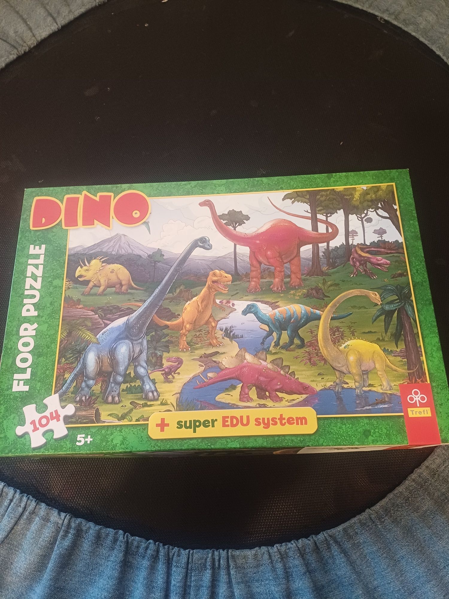 Puzzle dino super edu system 5+