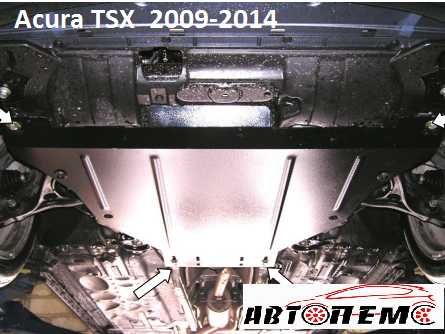 Захист двигуна защита КПП Acura Акура MDX RDX RL TL TLX TSX ILX