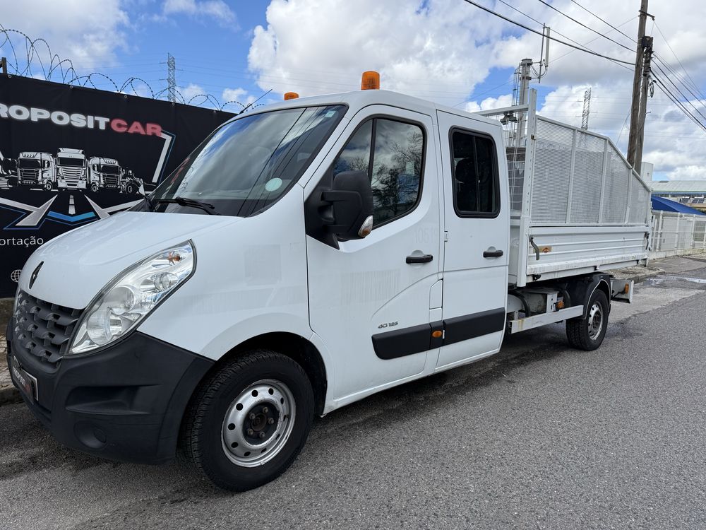 RENAULT MASTER 2.3 125cv 7LUG BASCULANTE ###OPORTUNIDADE###