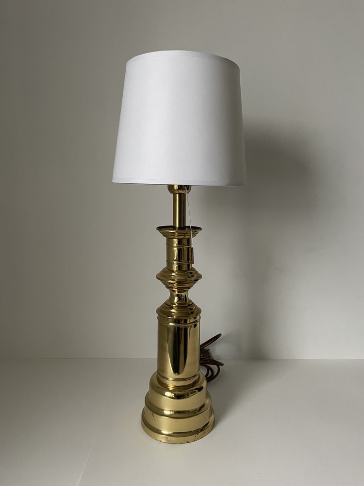 2 piękne duże lampy vintage w stylu Hamptons