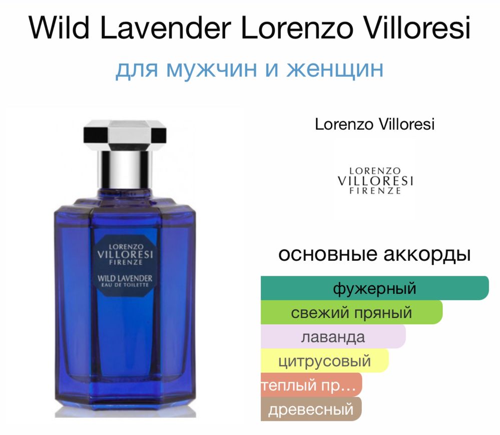Lorenzo Villoresi Vintage Collection Wild Lavender, 100ml, знятість