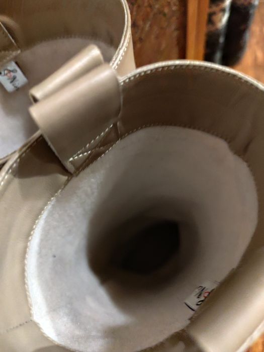 Шкіряні чоботи труби 37 р