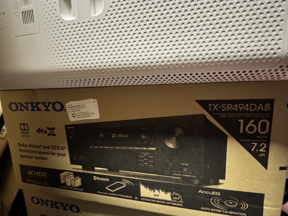 Amplituner ONKYO TX-SR494BDAB gwarancja