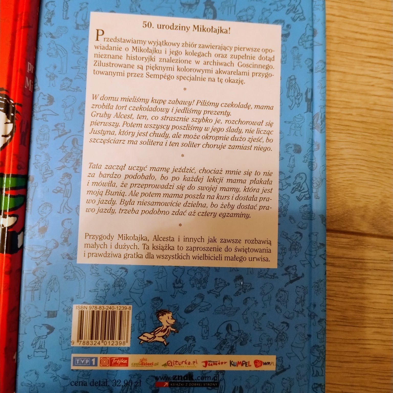Zestaw 3 grubych książek z serii Mikołajek. Sempe Goscinny