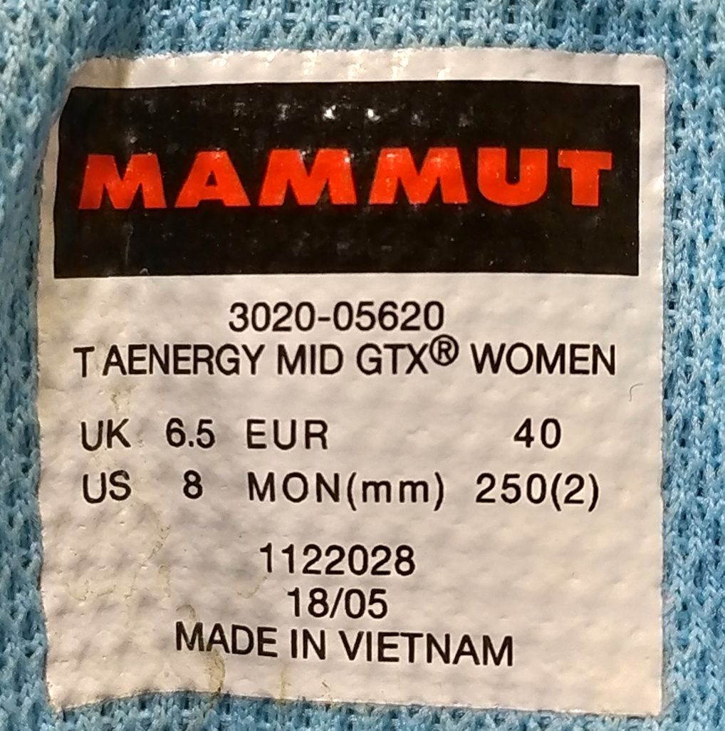 черевики Mammut Aenergy GTX 40р/25см