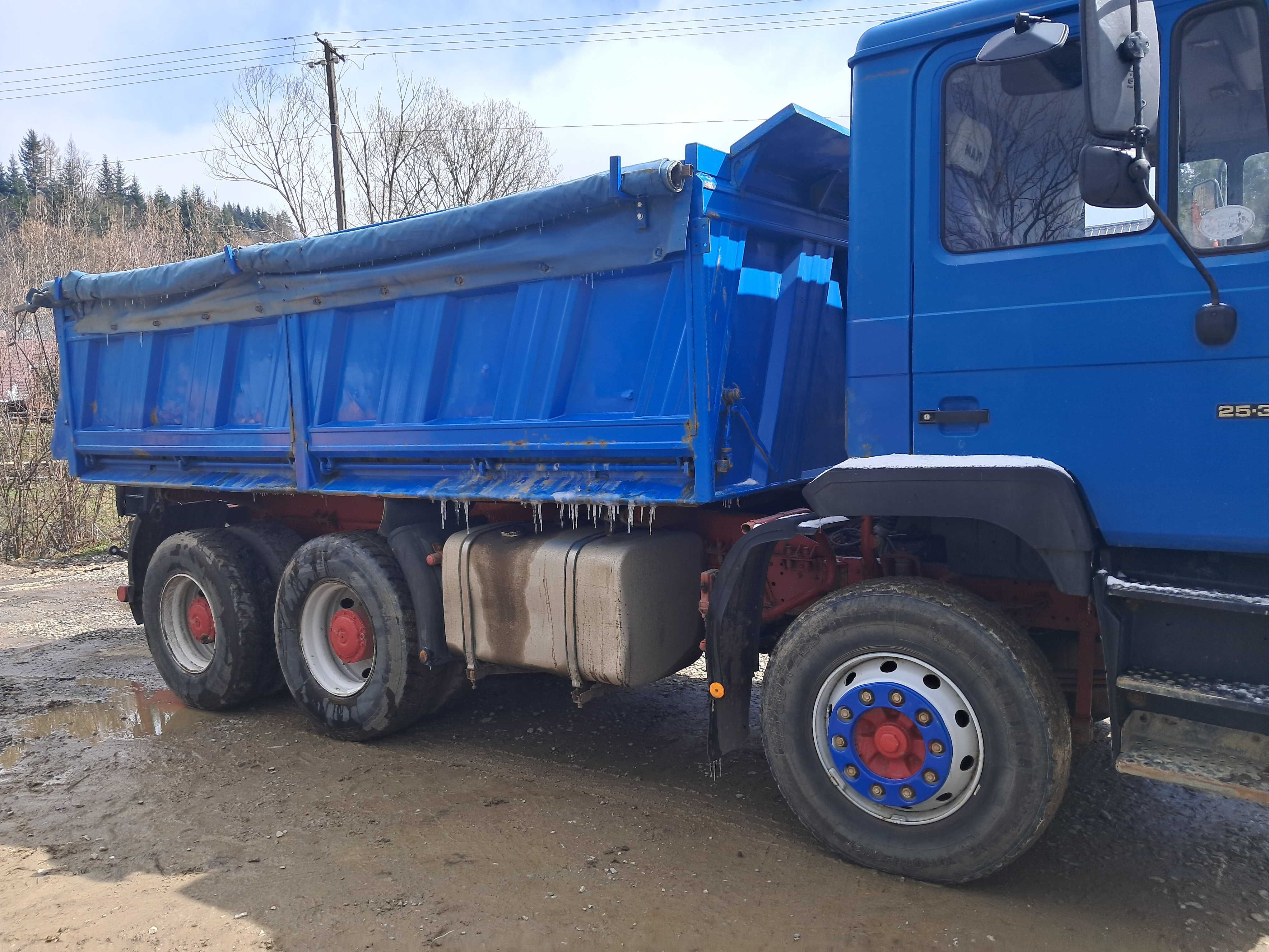 MAN 25.372 6x4 wywrotka specjalny