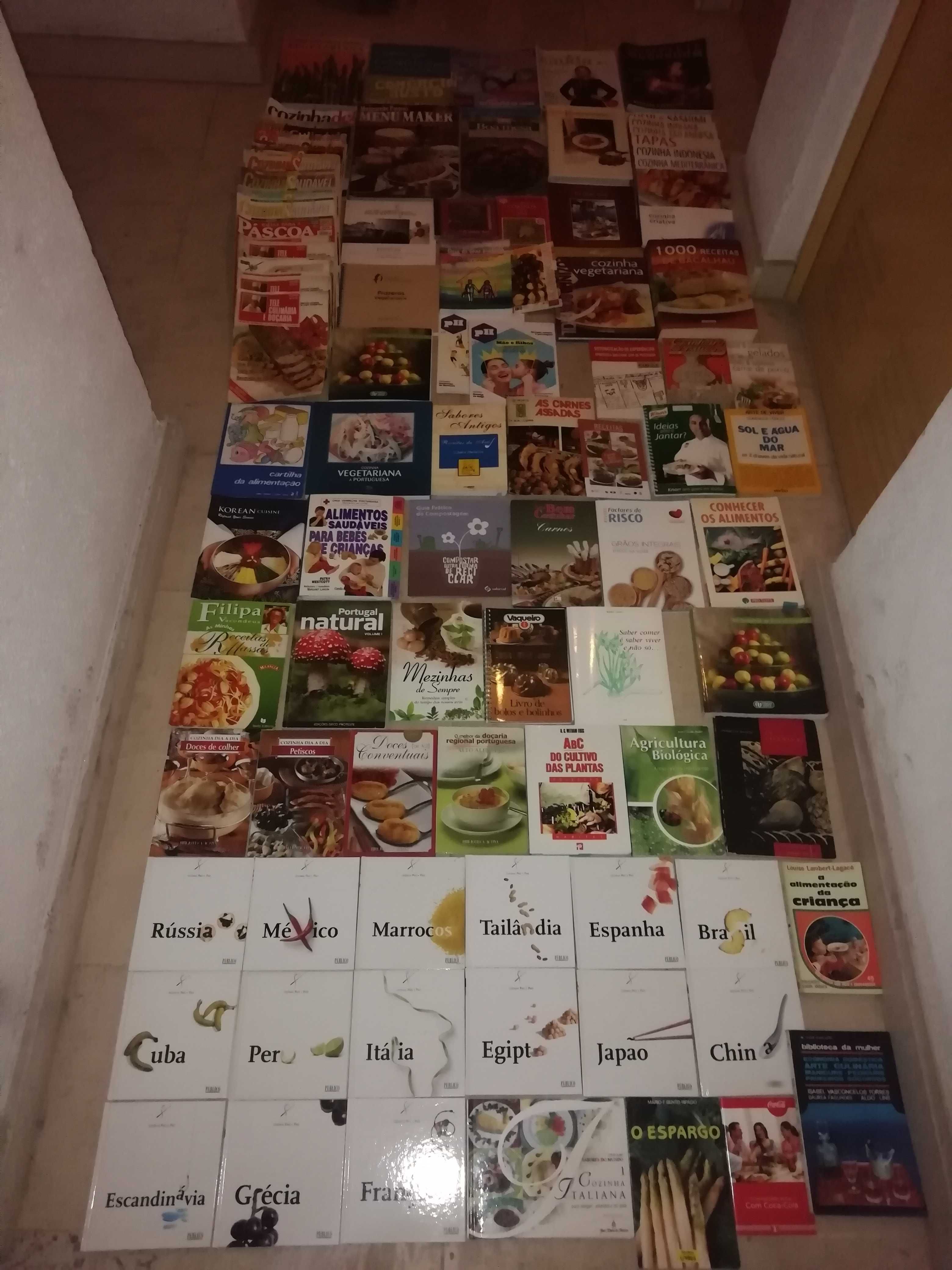 Livros de culinária muito bem estimados