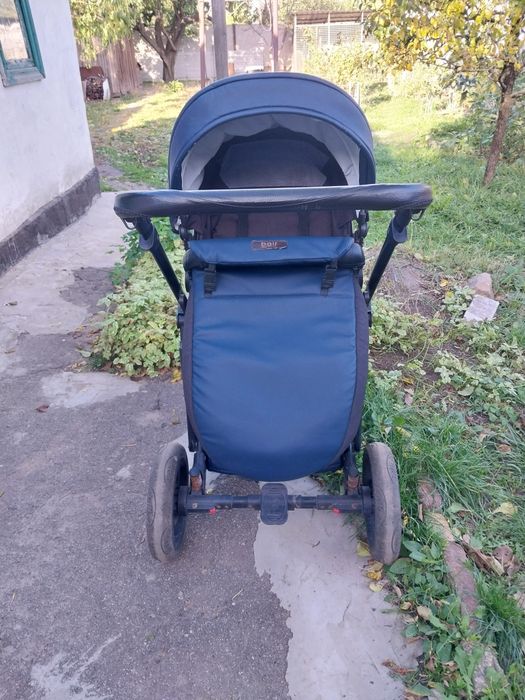 Коляска 2 в 1 Bair Leo синяя