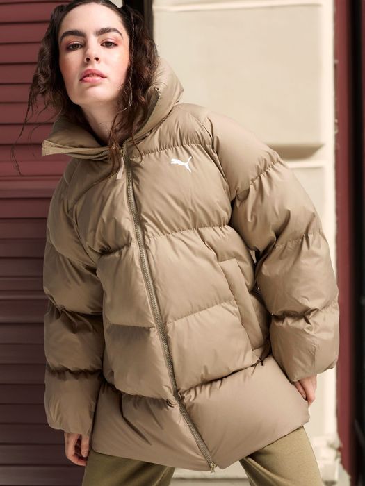 НОВИЙ PUMA ОРИГІНАЛ L XL жіночий коричневий зима пуффер 627472 67