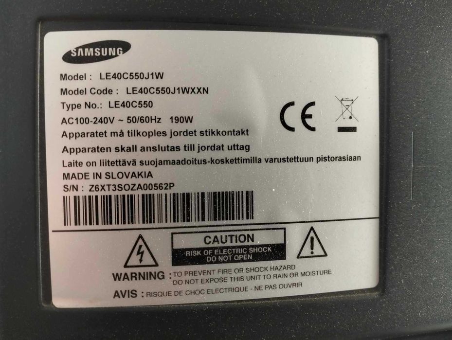 2 televisores Samsung para peças