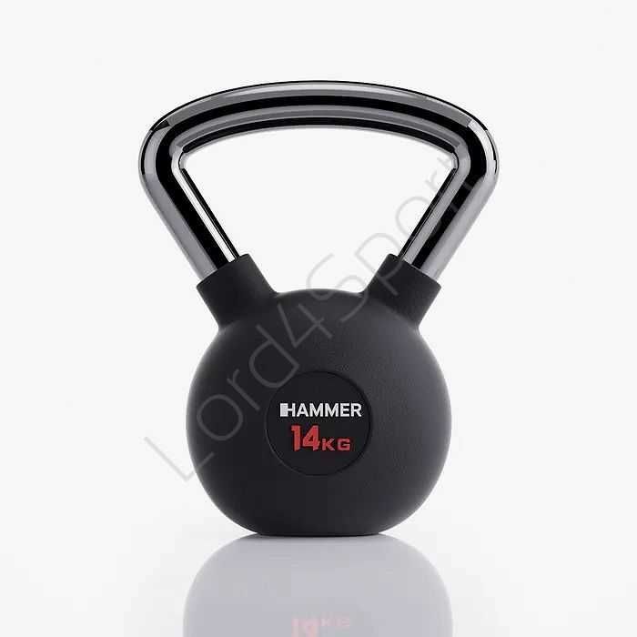 Kettlebell gumowany HAMMER PREMIUM 4 kg
