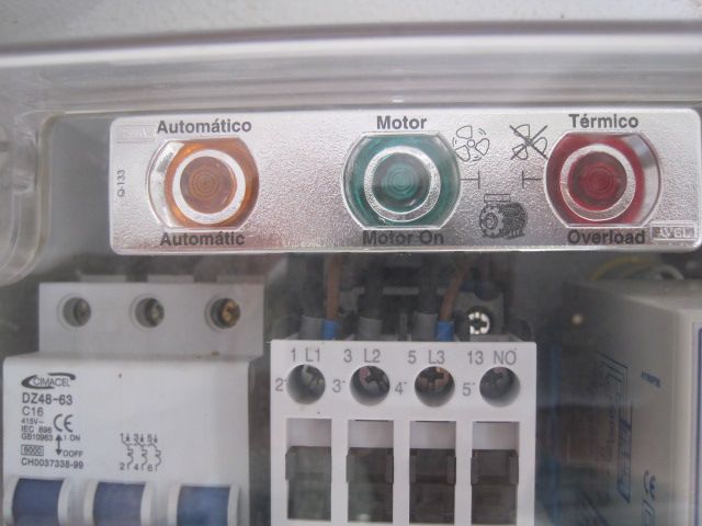 Quadro eléctrico para bomba de furo, como NOVO