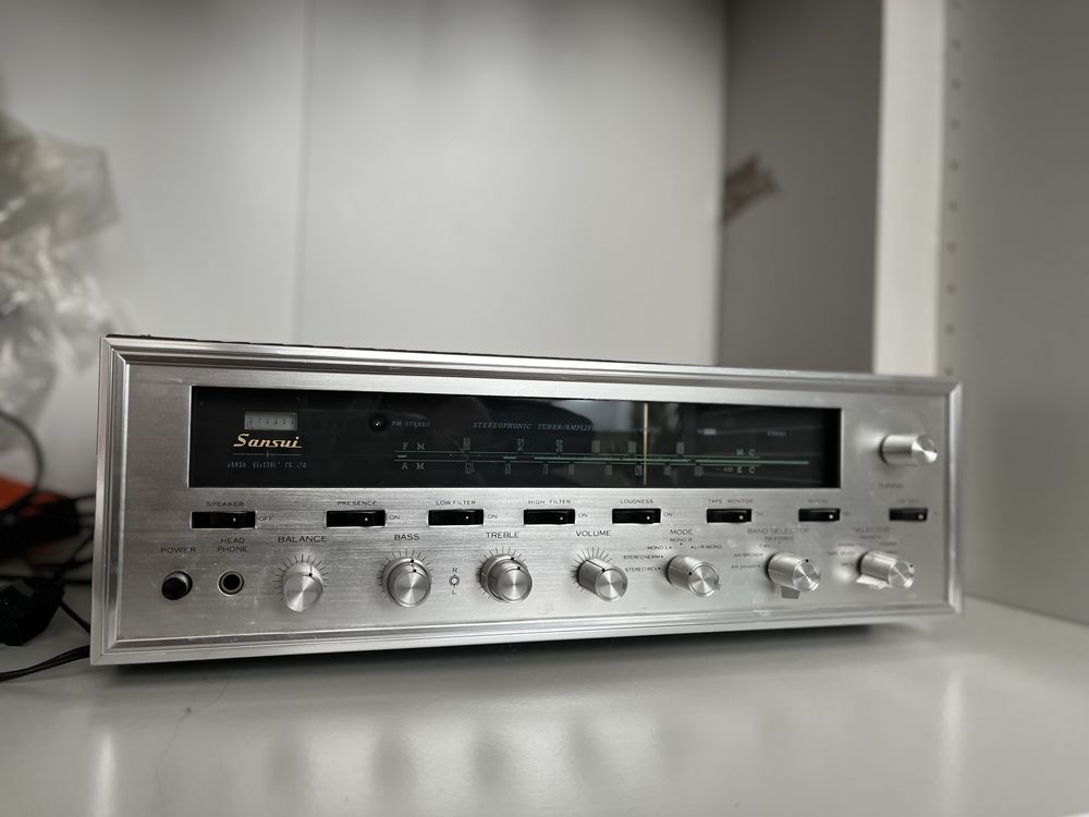 Sansui 1000A po pelnym i profesjonalnym serwisie