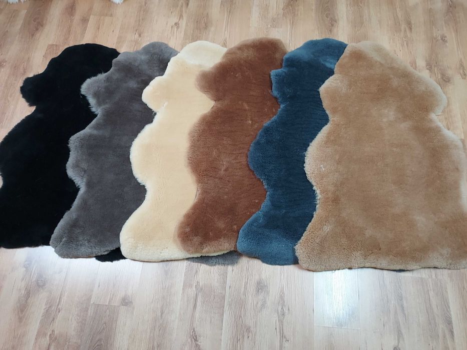 Australijska Skóra Owcza Naturalna Krótki Włos 6 Kolorów XXL