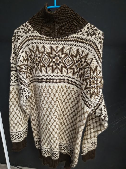 Sweter gruby handmade