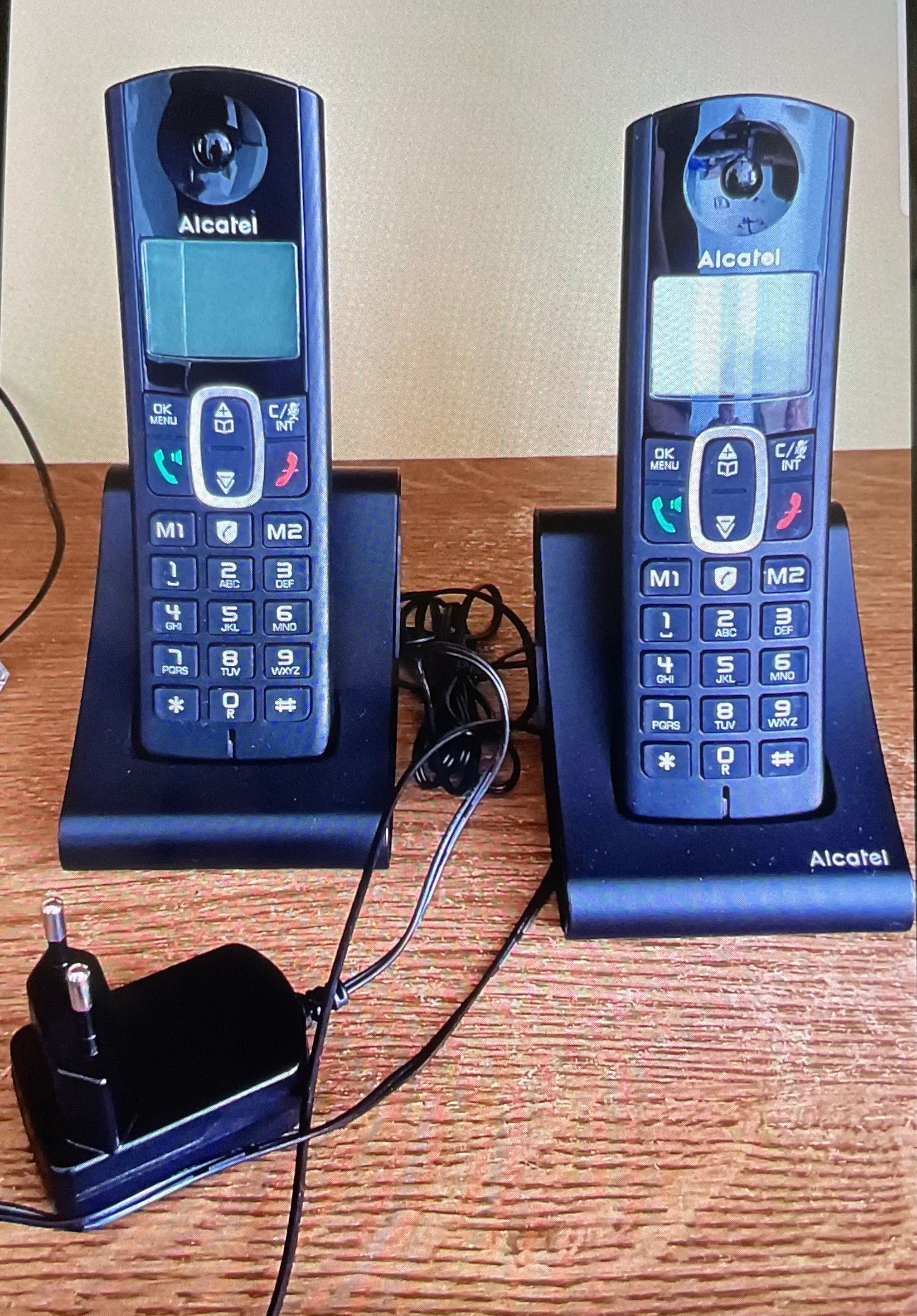 2 telefones fixos Alcatel