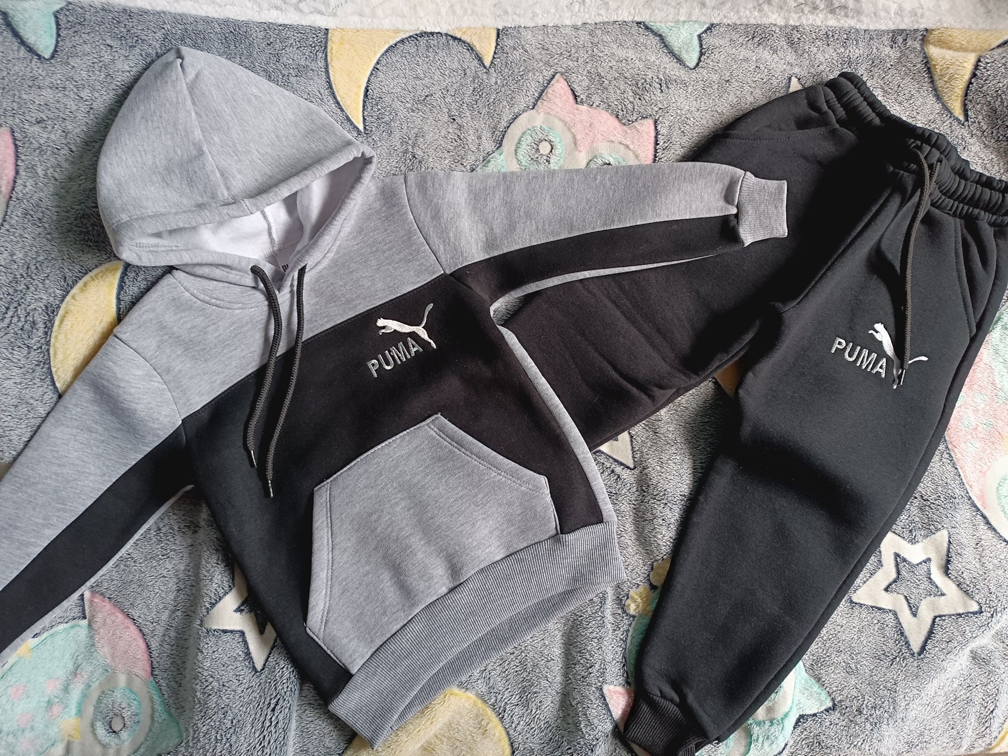 Komplet dresowy ocieplany logo szyte Puma 110