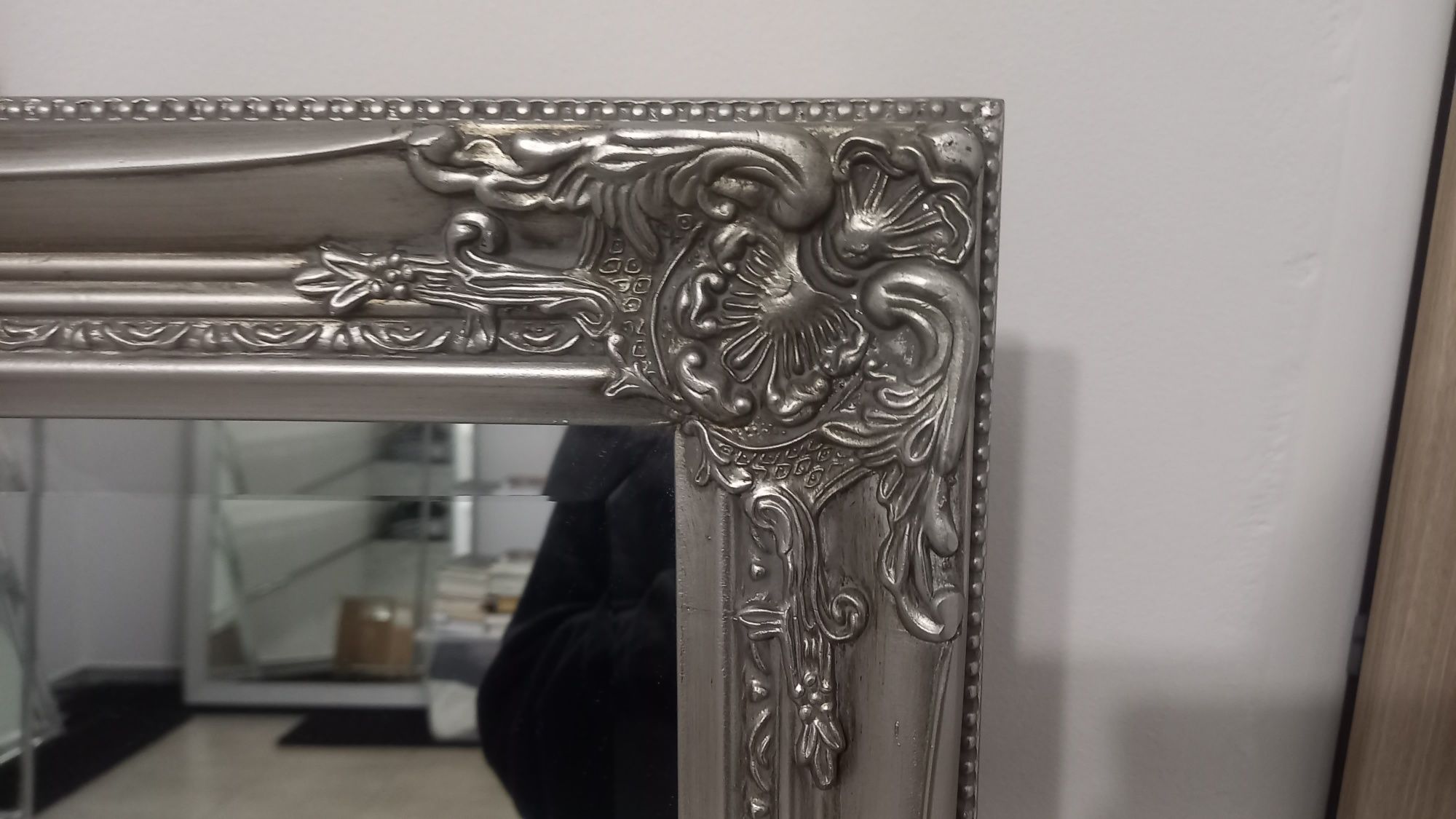 Jak nowe stylizowane lustro 131x70 drewniane ozdobne rzeźbione stylowe