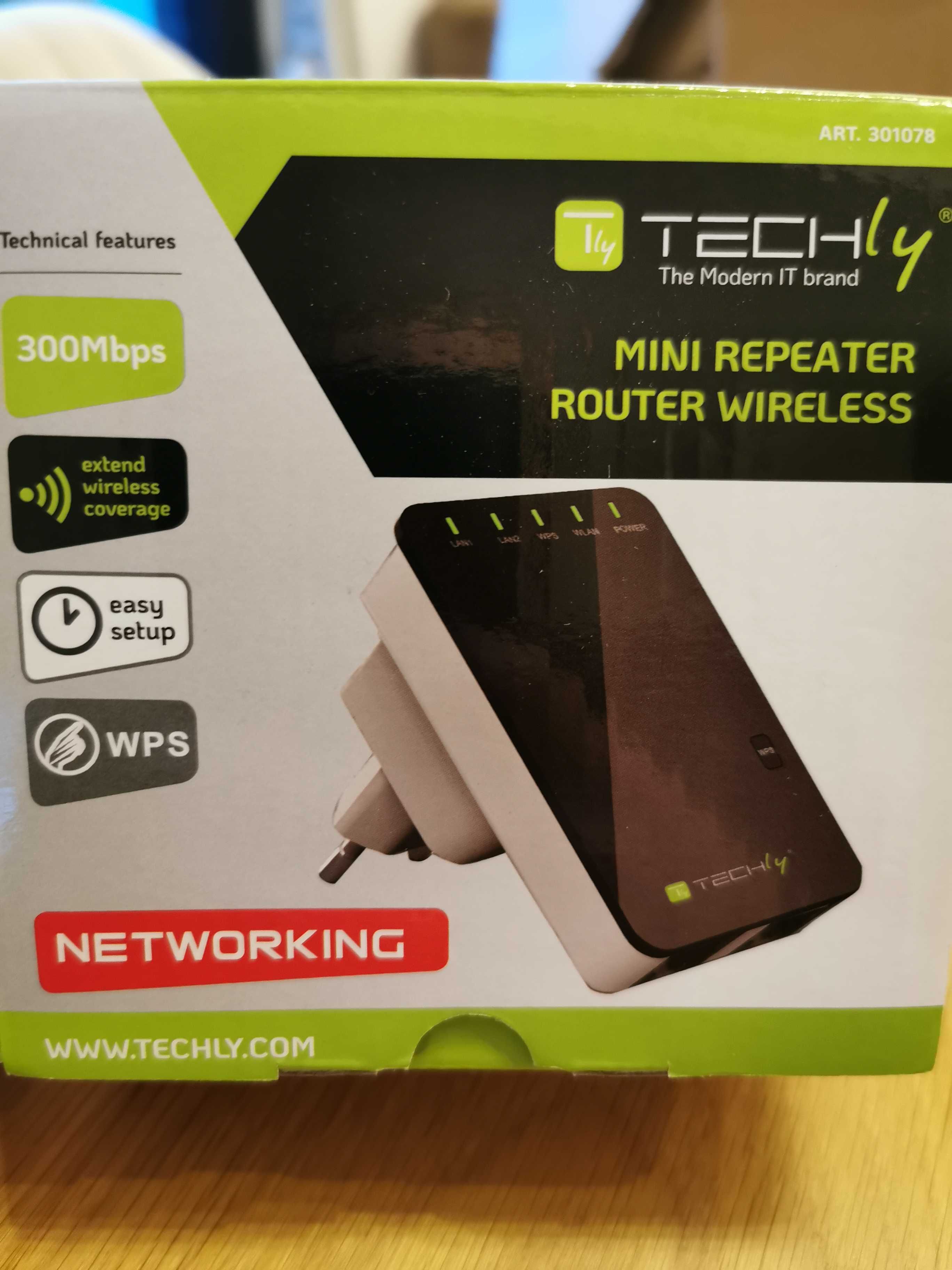 TECHly Mini repeater router wireless